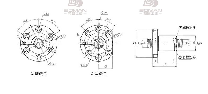 KURODA GD3205KT-CDPR c5级精密研磨丝杆黑田