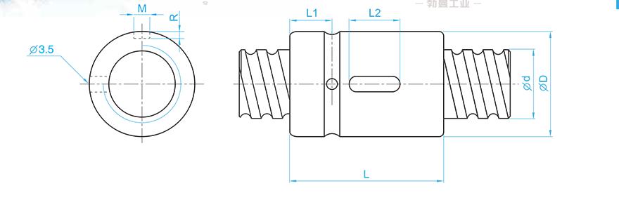 TBI SCI01605-4 tbi滚珠丝杆sfsr的形状