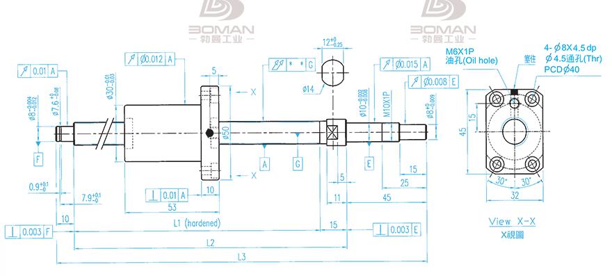TBI XSVR01210B1DGC5-380-P1 tbi滚珠丝杆生产加工