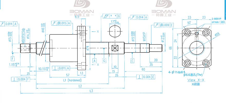 TBI XSVR02010B1DGC5-399-P1 tbi丝杆螺母尺寸